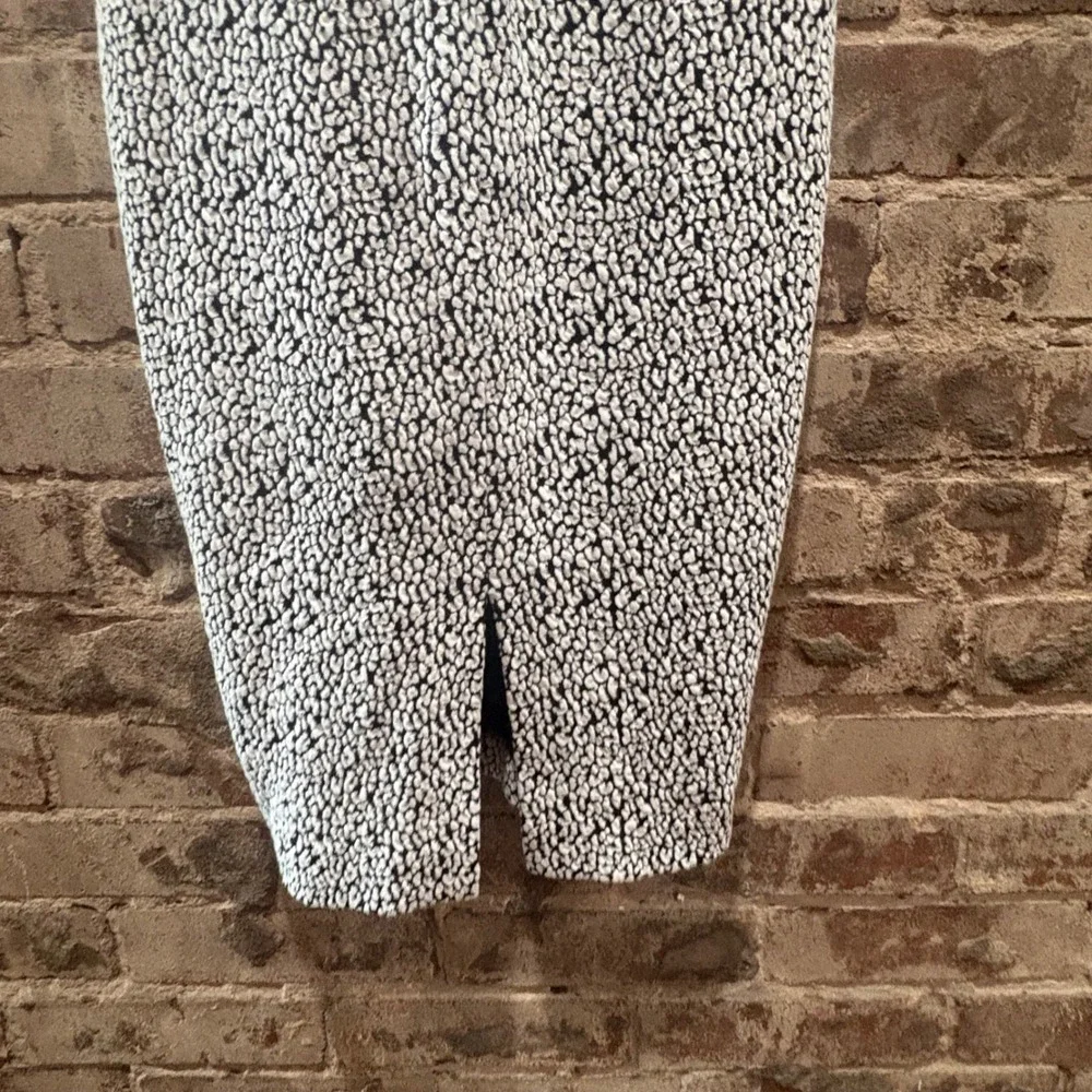 MICHAEL KORS‎ Womens XS Black White Animal Print Sheath Dress